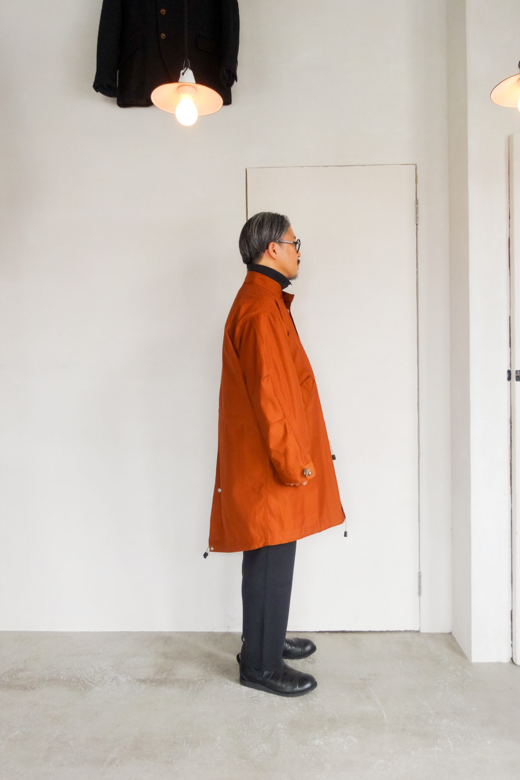 HOPPER'S BRUNCH Fishtail Coat Brick