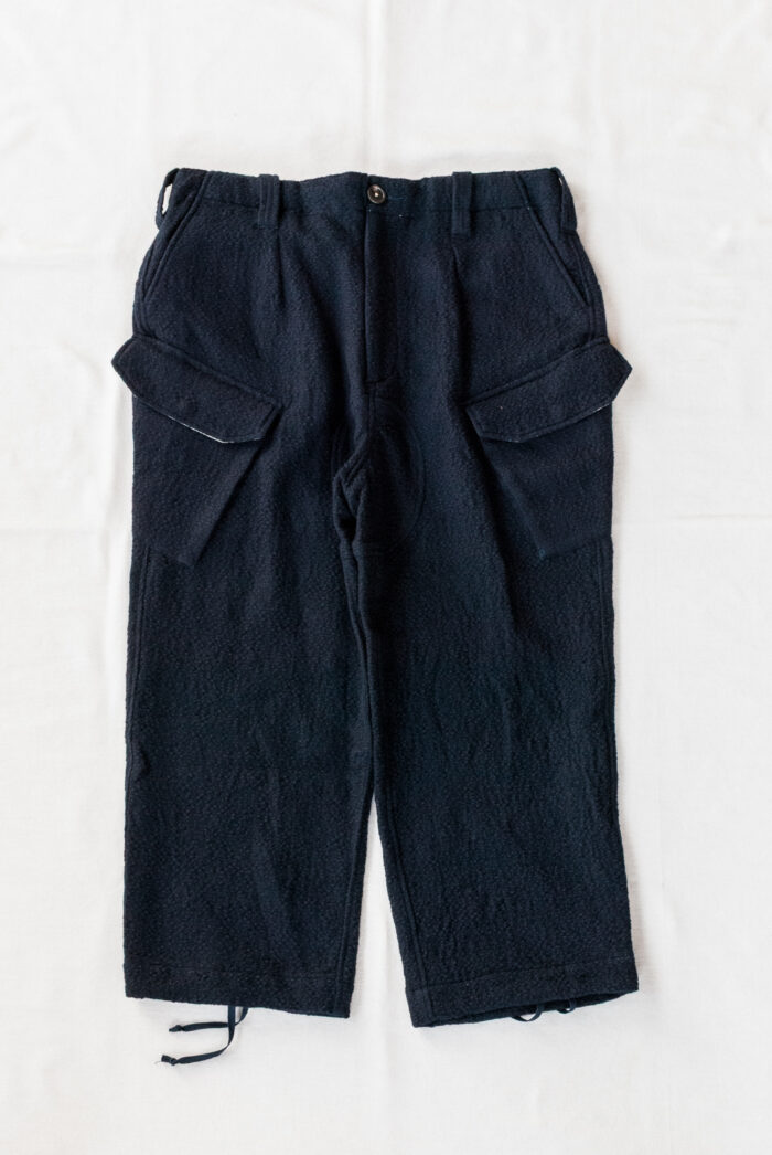 HOPPER’S BRUNCH Wool Cargo Pants Navy