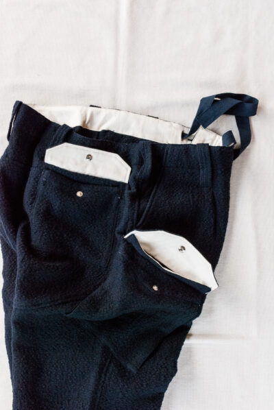 HOPPER’S BRUNCH Wool Cargo Pants Navy