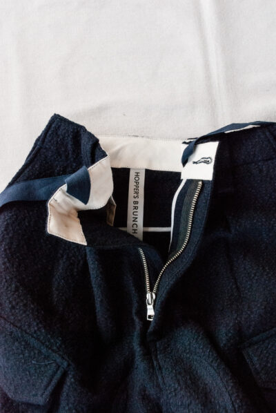 HOPPER’S BRUNCH Wool Cargo Pants Navy