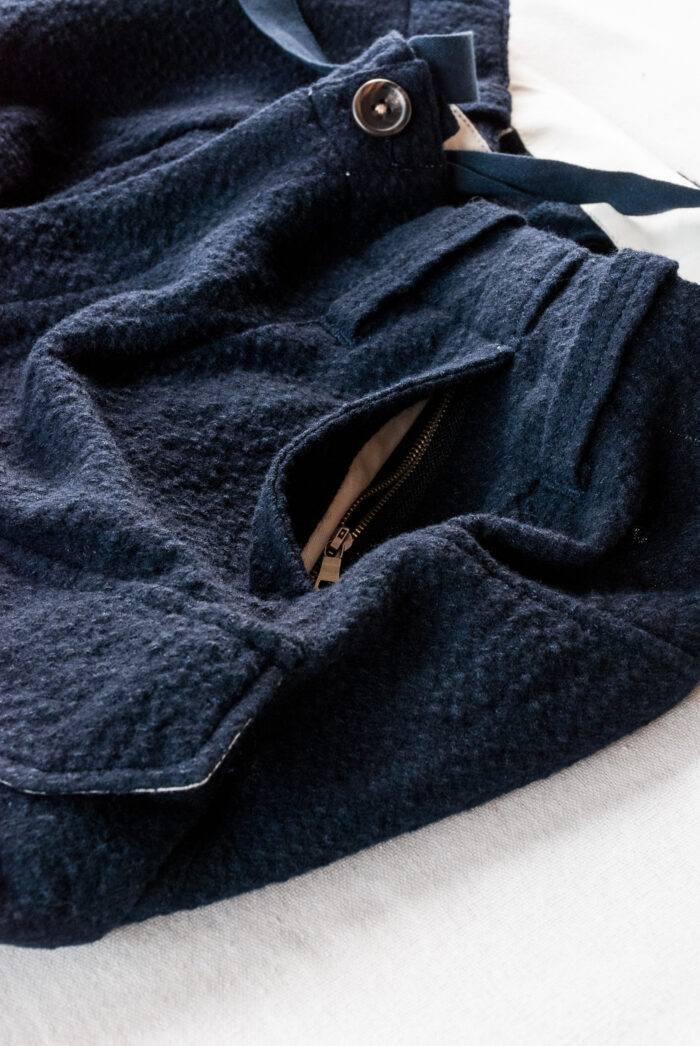 HOPPER’S BRUNCH Wool Cargo Pants Navy