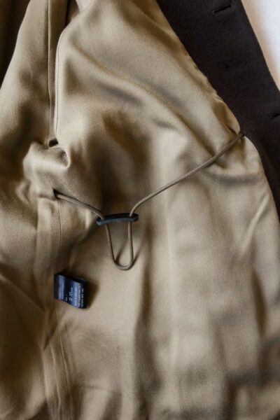 KILSON Wrap Coat Brushed Wool Brown