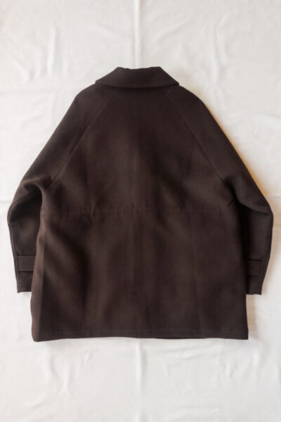 KILSON Wrap Coat Brushed Wool Brown