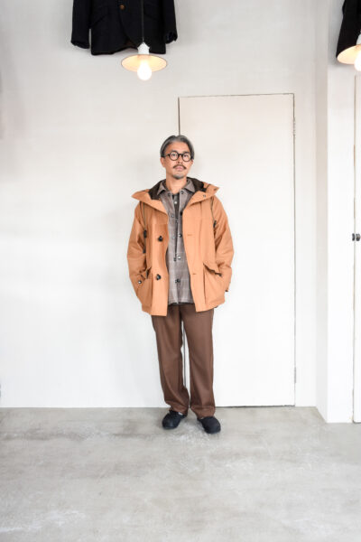 HOPPER'S BRUNCH Motorcycle Trousers Super120’s Wool Brown