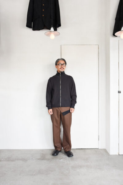 HOPPER'S BRUNCH Motorcycle Trousers Super120’s Wool Brown