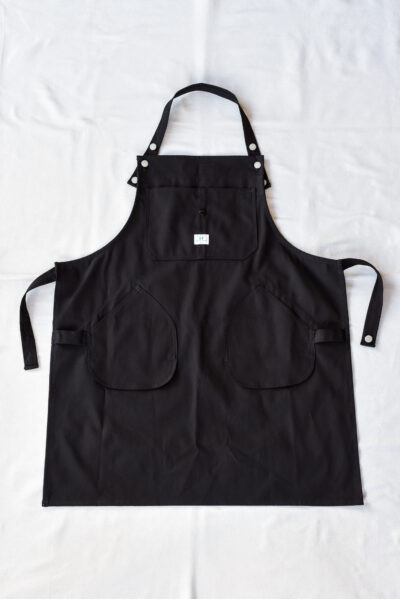 SASSAFRAS Watering Apron Black Cotton Canvas