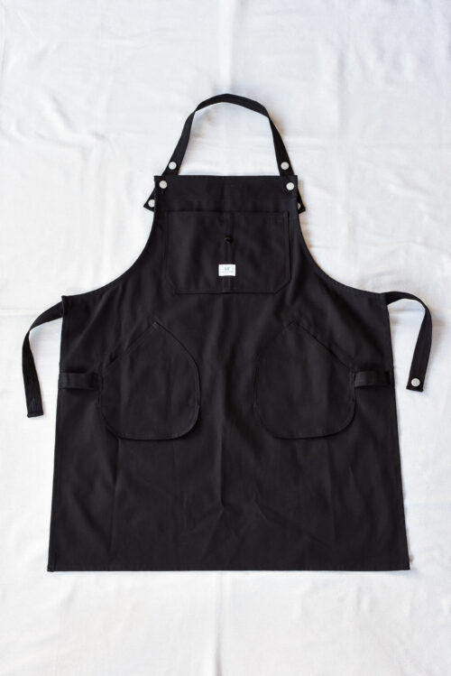 SASSAFRAS Watering Apron Black Cotton Canvas