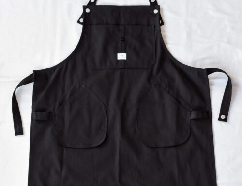 SASSAFRAS Watering Apron Black Cotton Canvas