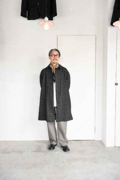 HOPPER'S BRUNCH Motorcycle Trousers Wool Mohair Check