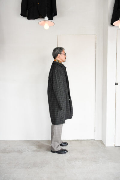 Post O’Alls USN Utility Coat Wool Cotton Nep Salt & Pepper