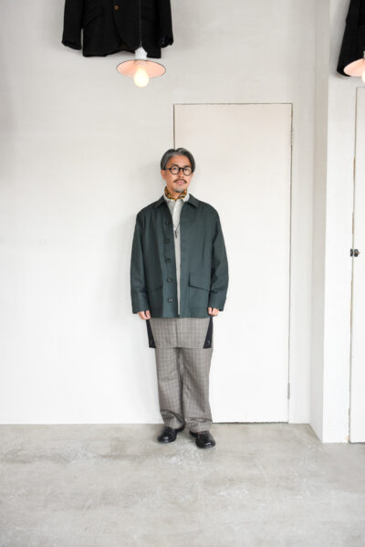 HOPPER'S BRUNCH Motorcycle Trousers Wool Mohair Check