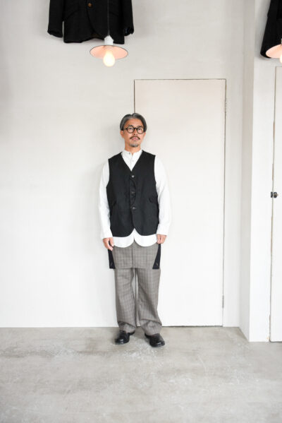 HOPPER'S BRUNCH Motorcycle Trousers Wool Mohair Check