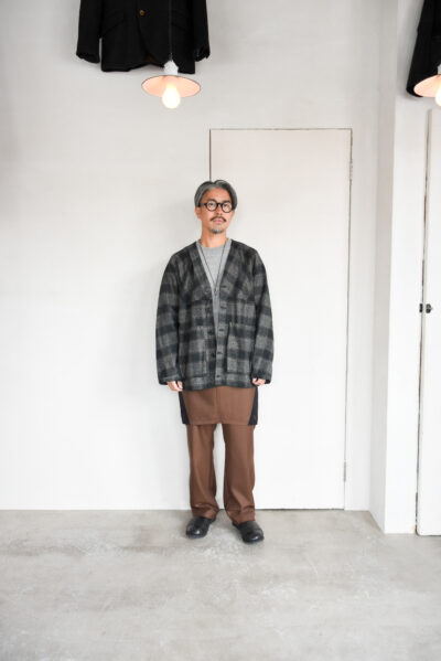 HOPPER'S BRUNCH Motorcycle Trousers Super120’s Wool Brown