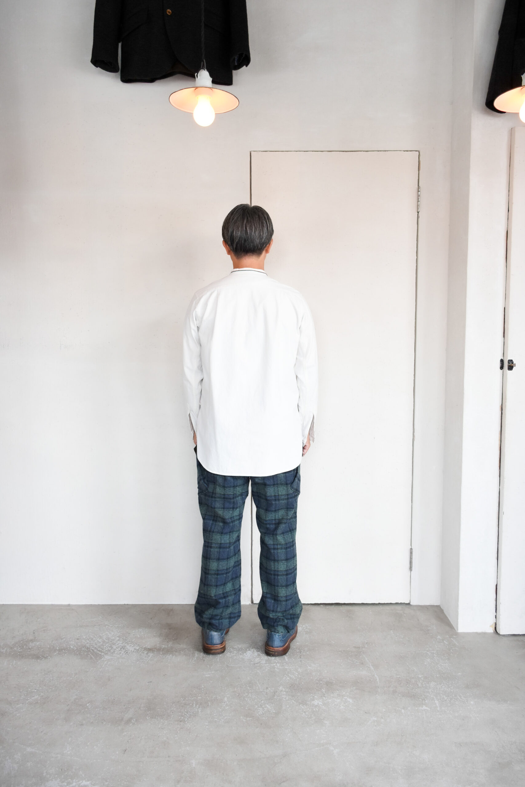 HOPPER’S BRUNCH Flannel Cargo Pants Green Check