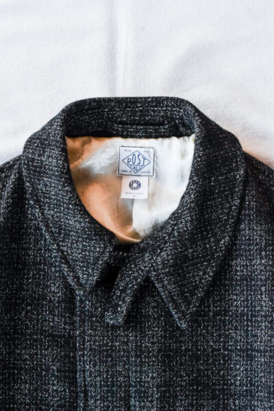 Post O’Alls USN Utility Coat Wool Cotton Nep Salt & Pepper