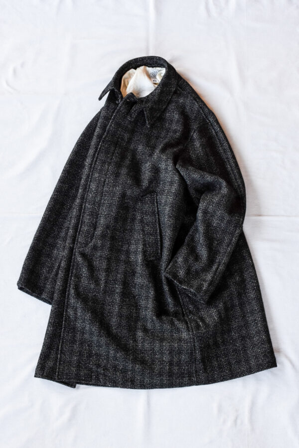 Post O’Alls USN Utility Coat Wool Cotton Nep Salt & Pepper