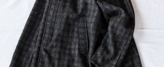 Post O’Alls USN Utility Coat Wool Cotton Nep Salt & Pepper