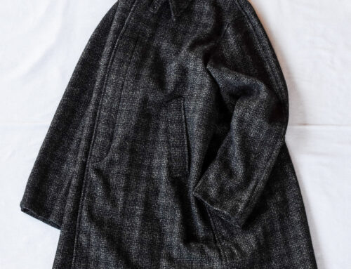 Post O’Alls USN Utility Coat Wool Cotton Nep Salt & Pepper