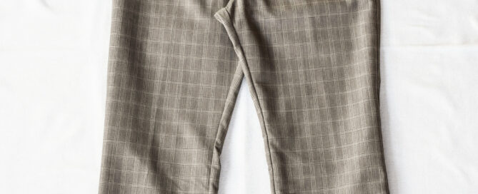 HOPPER'S BRUNCH Motorcycle Trousers Wool Mohair Check