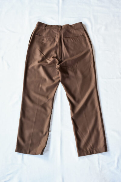 HOPPER'S BRUNCH Motorcycle Trousers Super120’s Wool Brown