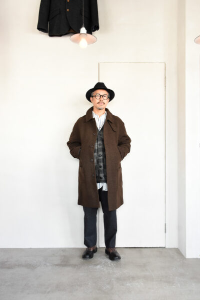 Frank Leder Dead Stock Brown Wool Coat