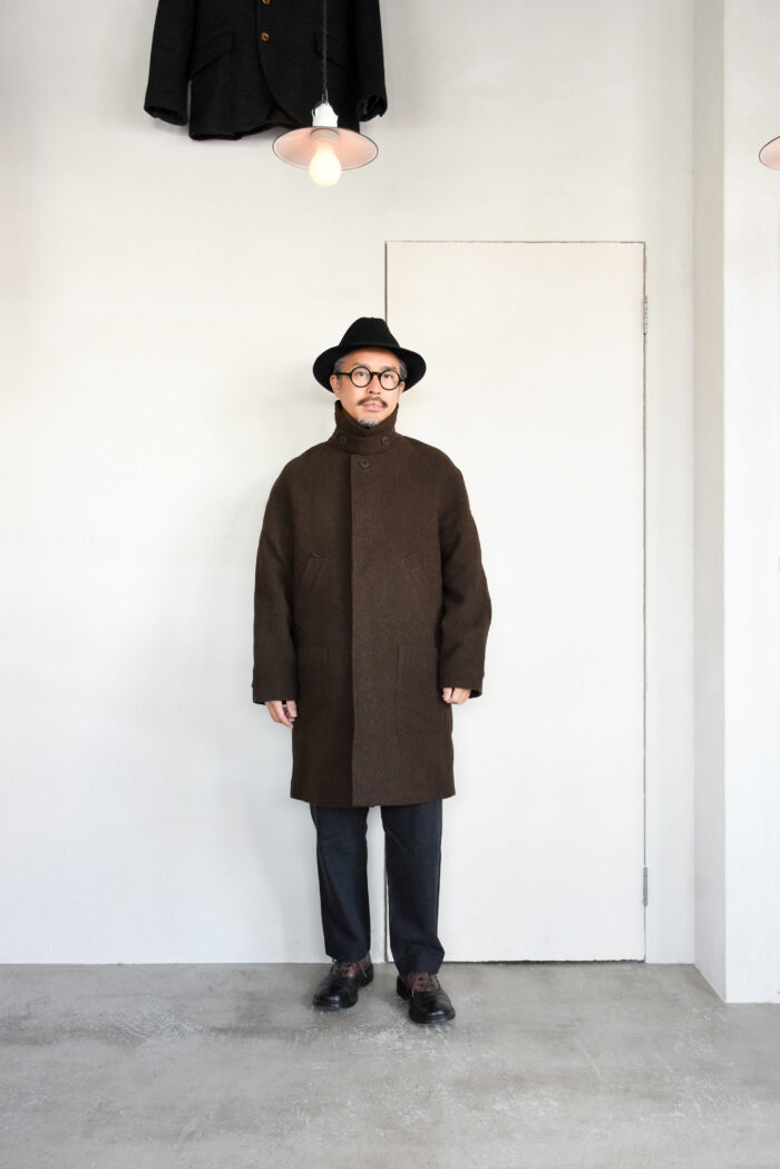 Frank Leder Dead Stock Brown Wool Coat | kado〔カド オノミチ〕