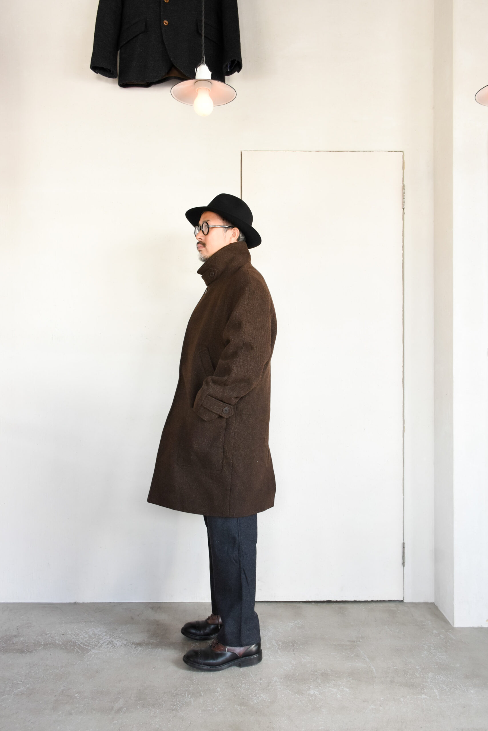 Frank Leder Dead Stock Brown Wool Coat