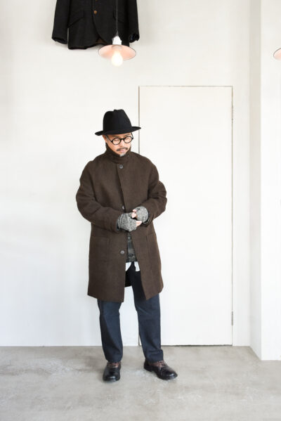 Frank Leder Dead Stock Brown Wool Coat
