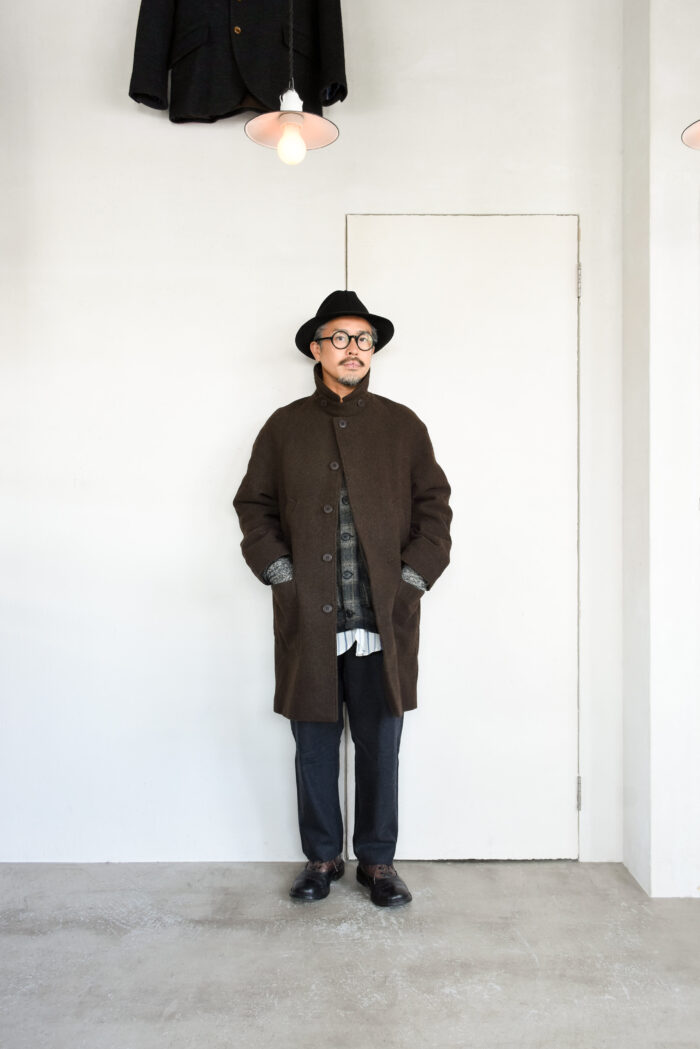 Frank Leder Dead Stock Brown Wool Coat | kado〔カド オノミチ〕