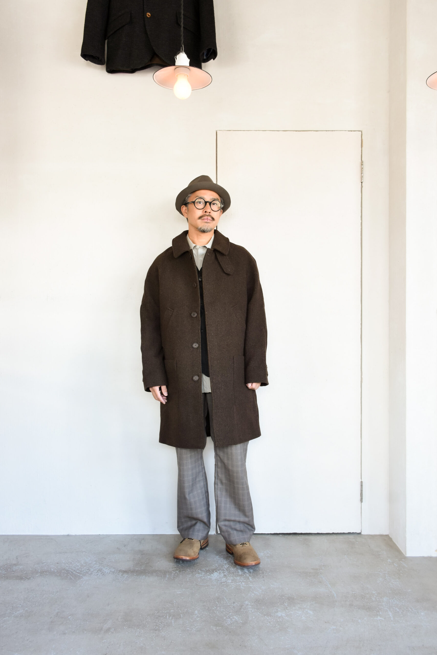 Frank Leder Dead Stock Brown Wool Coat