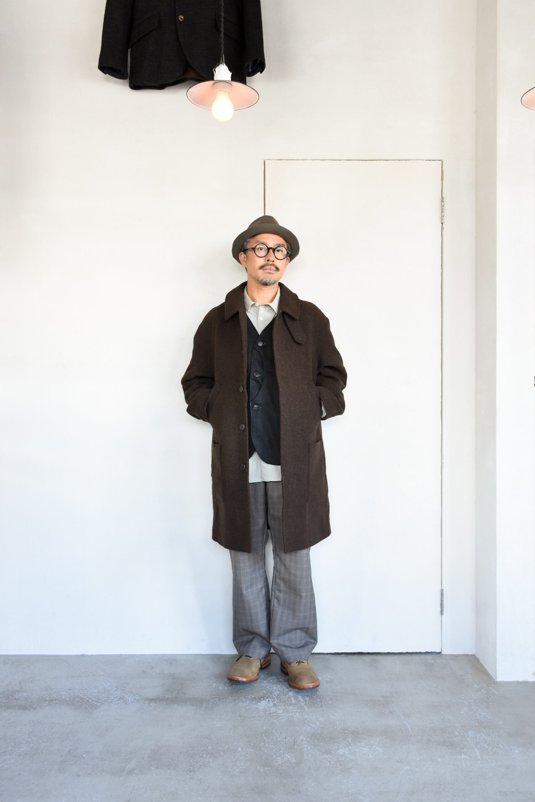 Frank Leder Dead Stock Brown Wool Coat