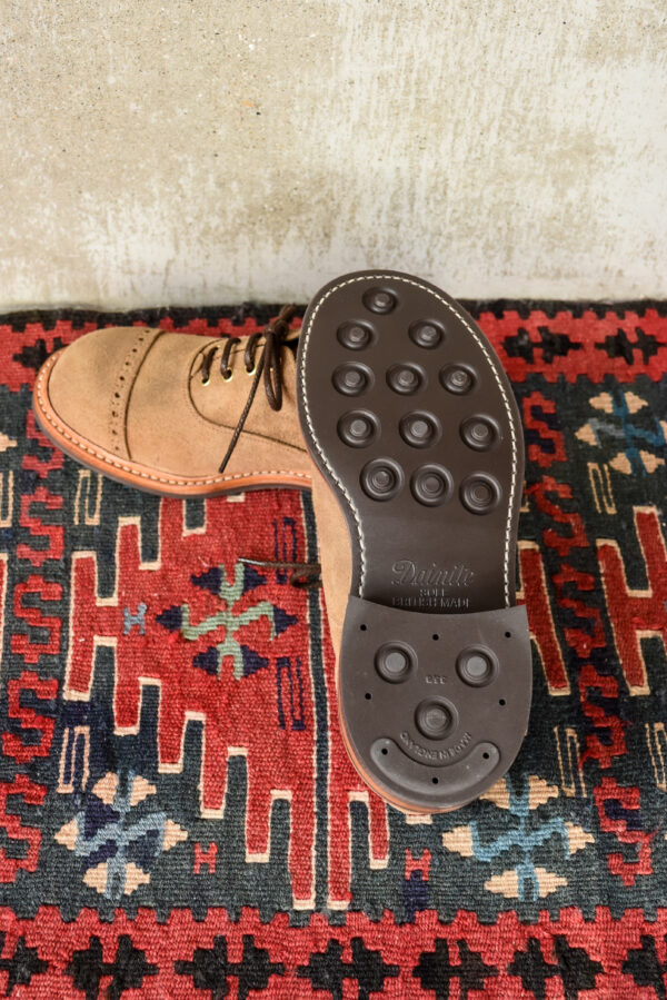 QUILP by Tricker’s M7401 Oxford Shoe Waxed Suede Peanuts