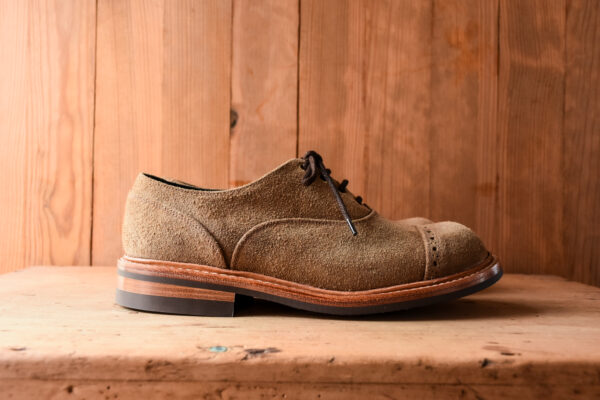 QUILP by Tricker’s M7401 Oxford Shoe Waxed Suede Peanuts
