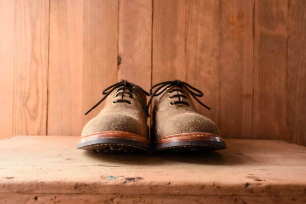 QUILP by Tricker’s M7401 Oxford Shoe Waxed Suede Peanuts