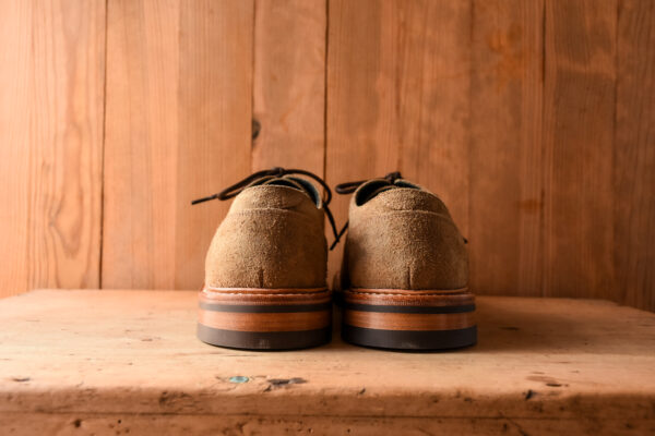 QUILP by Tricker’s M7401 Oxford Shoe Waxed Suede Peanuts