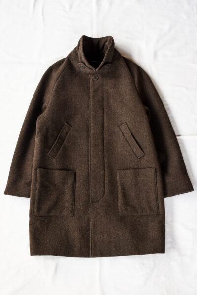 Frank Leder Dead Stock Brown Wool Coat