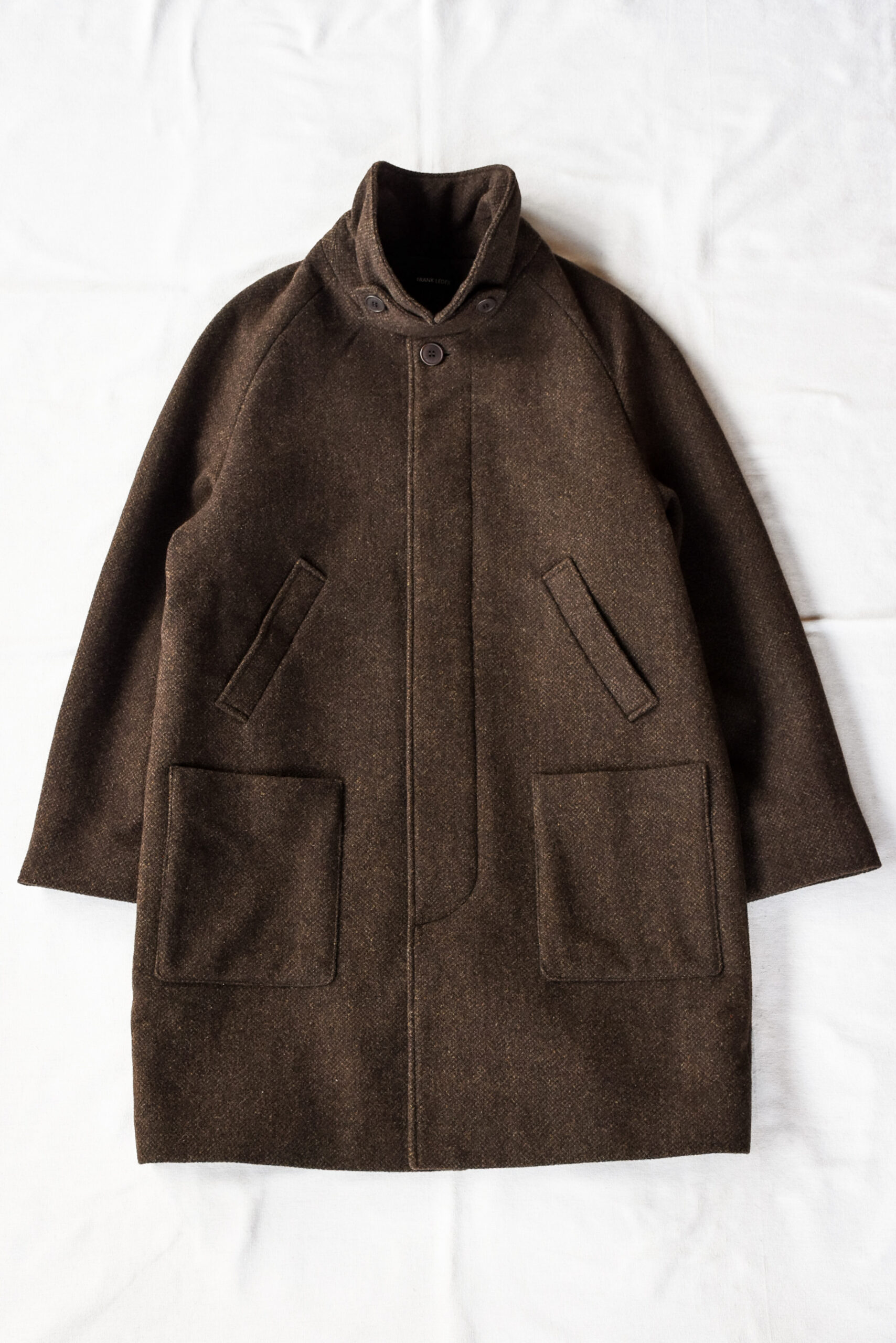 Frank Leder Dead Stock Brown Wool Coat
