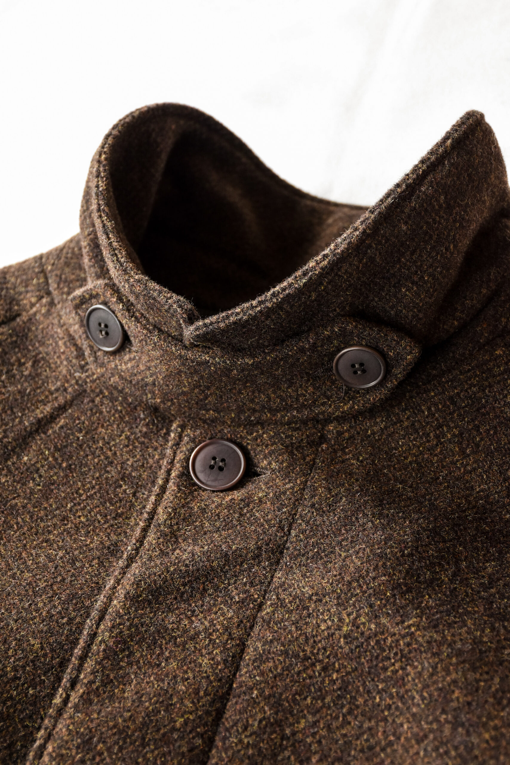 Frank Leder Dead Stock Brown Wool Coat