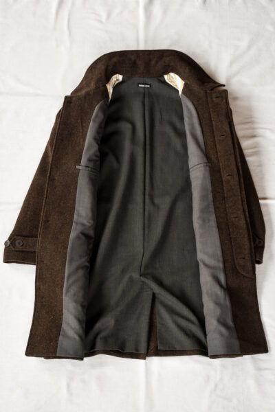 Frank Leder Dead Stock Brown Wool Coat