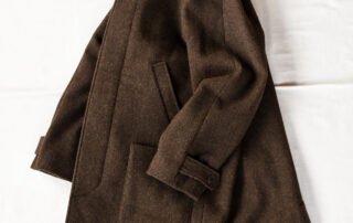 Frank Leder Dead Stock Brown Wool Coat