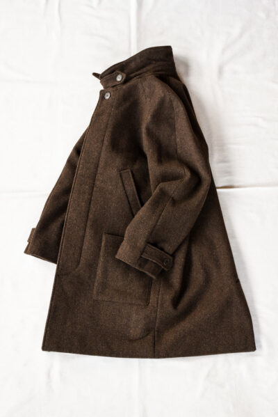 Frank Leder Dead Stock Brown Wool Coat