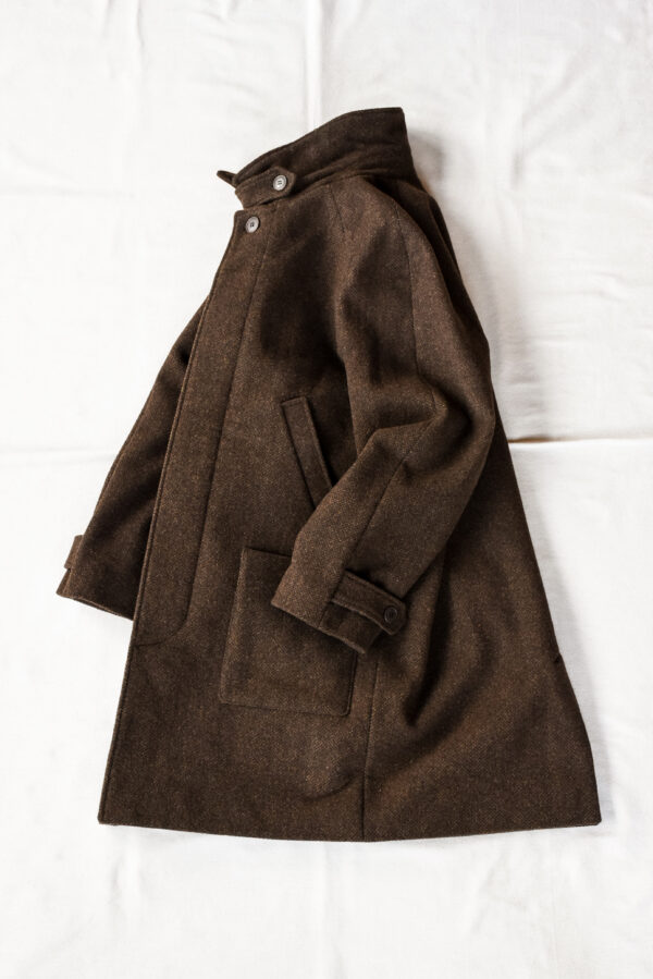 Frank Leder Dead Stock Brown Wool Coat