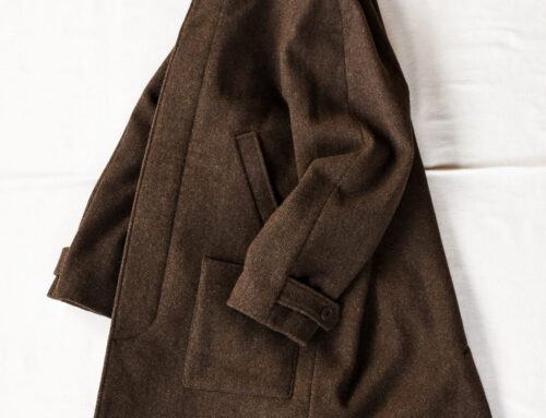 Frank Leder Dead Stock Brown Wool Coat