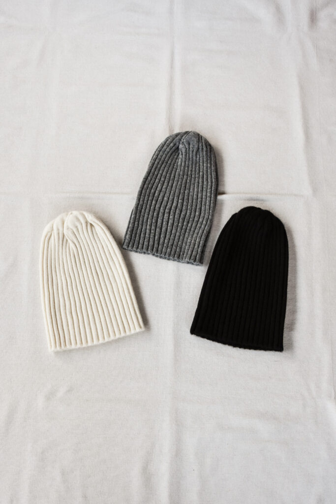 AN SPINNEN Cashmere Knit Beanie