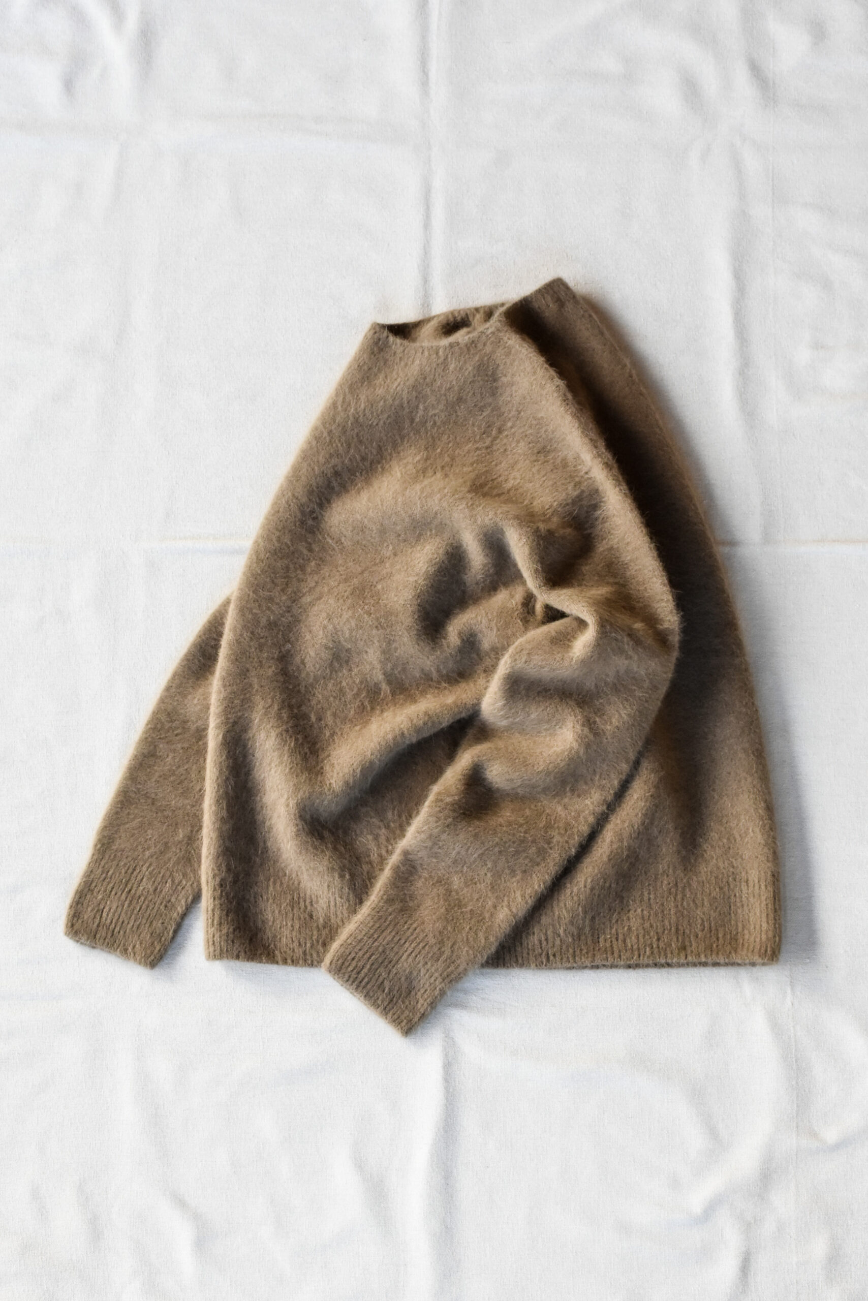 AN SPINNEN Blue Fox Crew Neck Sweater