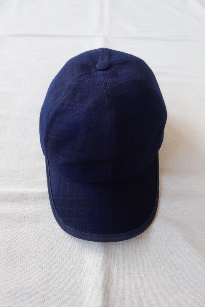 QUILP × LOCK&Co.Hatters Baseball Cap JOYCE Indigo Check