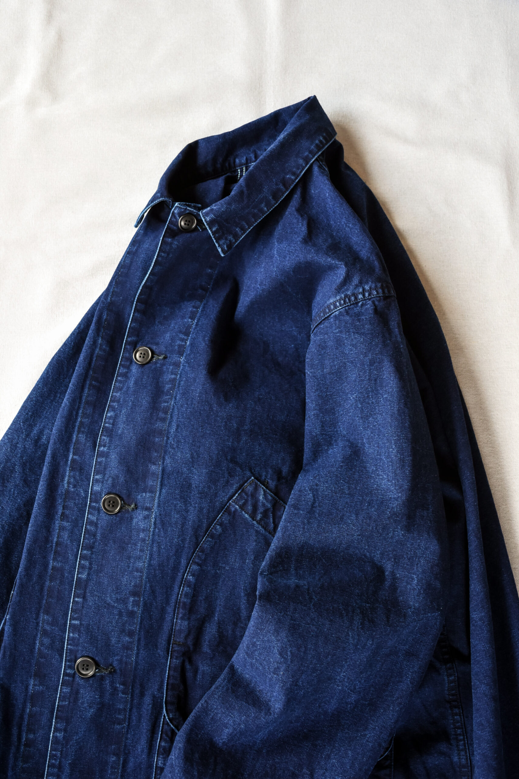 Post O’Alls Atelier DEE Vintage Indigo Canvas Deep Washed
