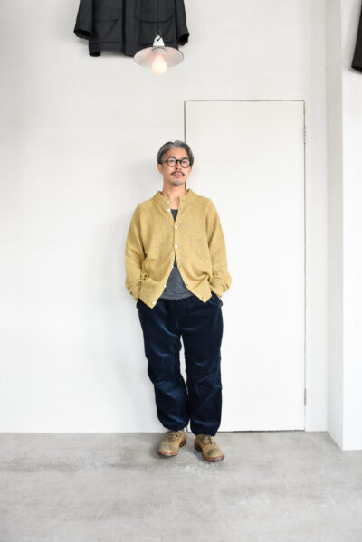 HOPPER’S BRUNCH 9W Corduroy Pants Navy