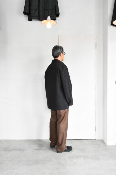 Conkers Field Shirt Supple Washed Ramie Cotton