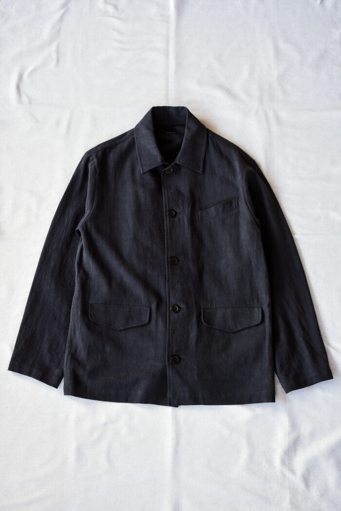 Conkers Field Shirt Supple Washed Ramie Cotton | kado〔カド オノミチ〕